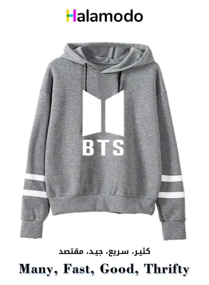 Grey Men's Long Sleeve Sweatshirt Sports Hoodie