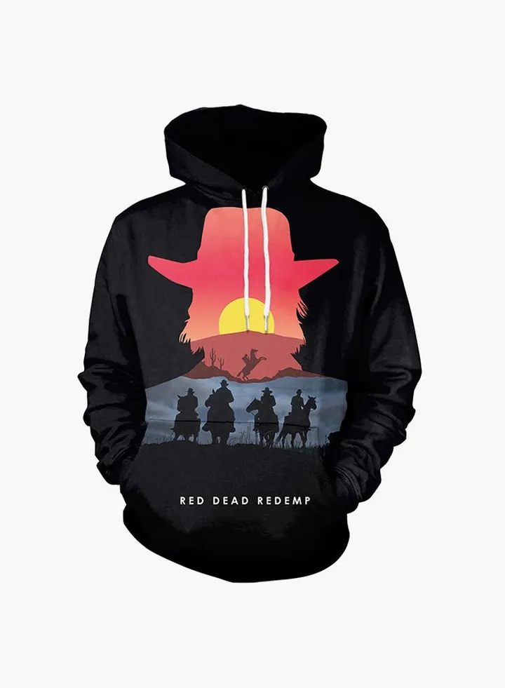 3D Printing Long Sleeve Hoodie Multicolour