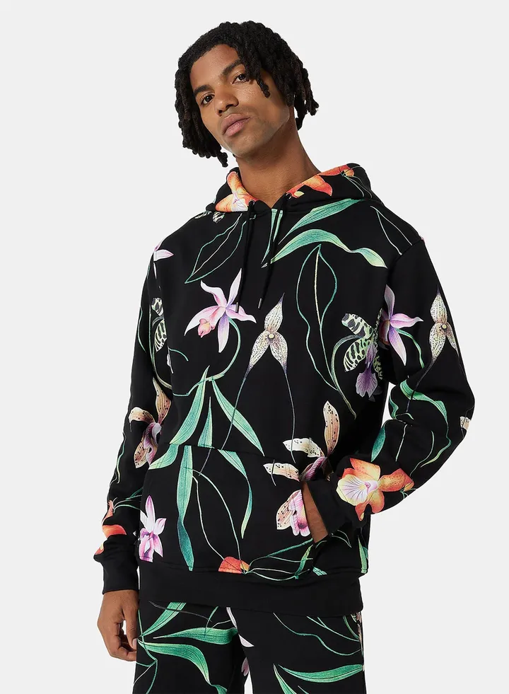 Ginsburg Floral Relaxed Fit Hoodie