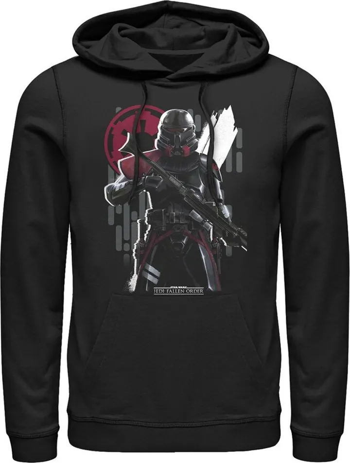 Men's Star Wars Jedi: Fallen Order Second Sister Inquisitor Pull Over Hoodie - Black - Medium