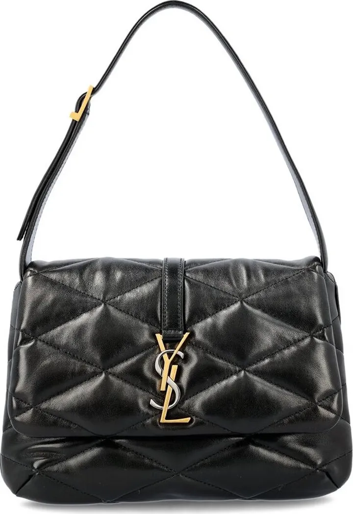 Saint Laurent Le 5 à 7 Logo Plaque Tote Bag