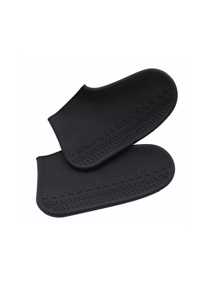 Waterproof Silicone Shoe Cover Black