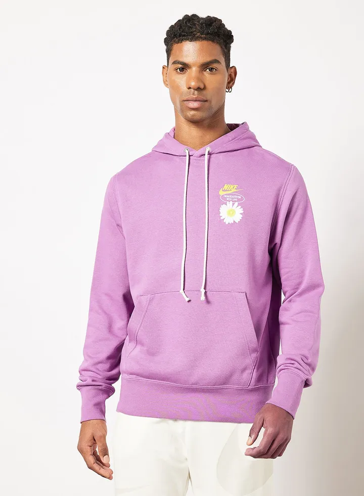 French Terry Pullover Hoodie