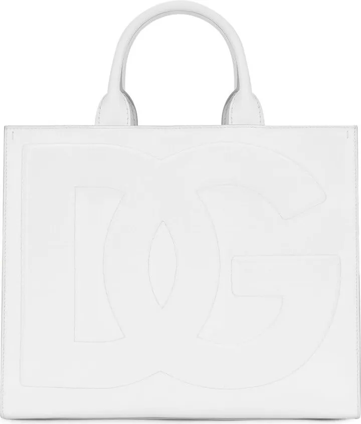 DG Daily leather shopper bag