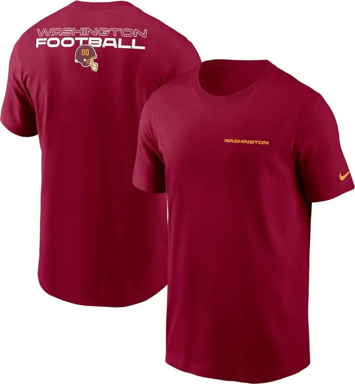 Men's Burgundy Washington Football Team Local Phrase T-shirt