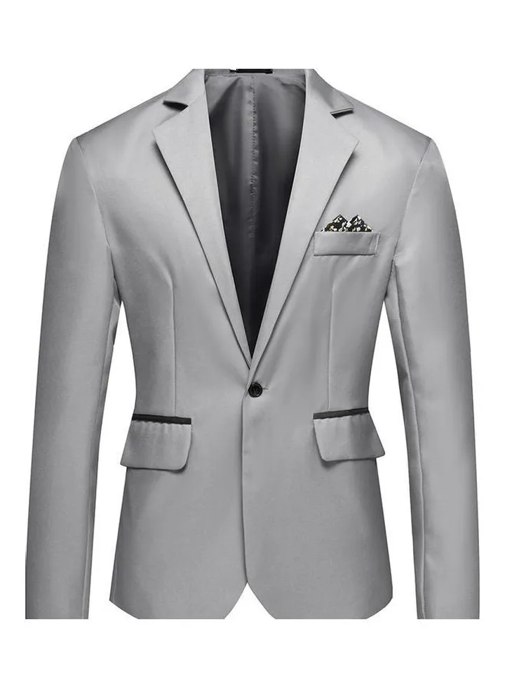 Long Sleeves Coat Grey