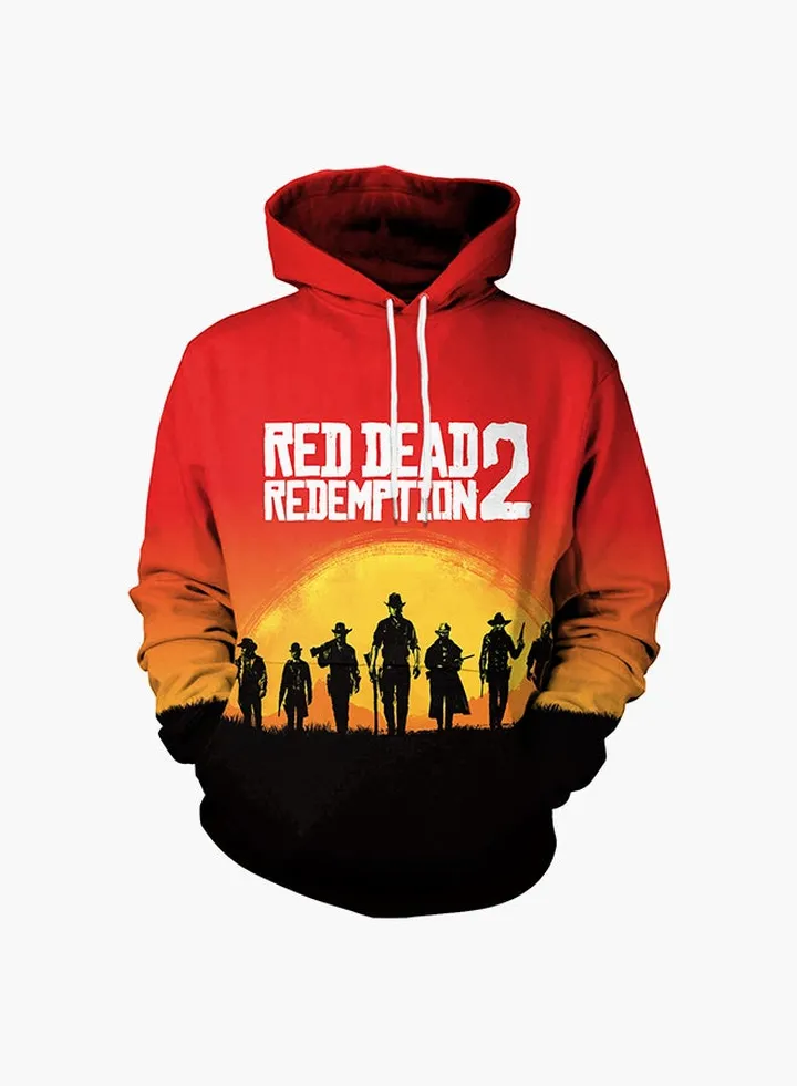 3D Printing Long Sleeve Hoodie Multicolour