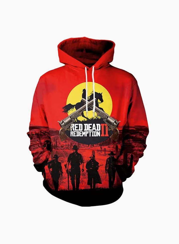3D Printing Long Sleeve Hoodie Multicolour