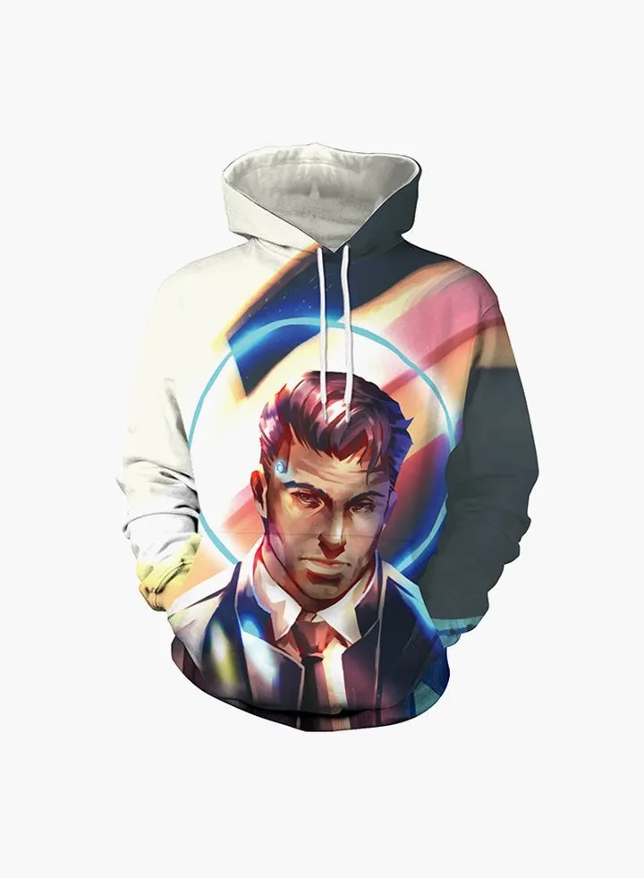 3D Printing Long Sleeve Hoodie Multicolour