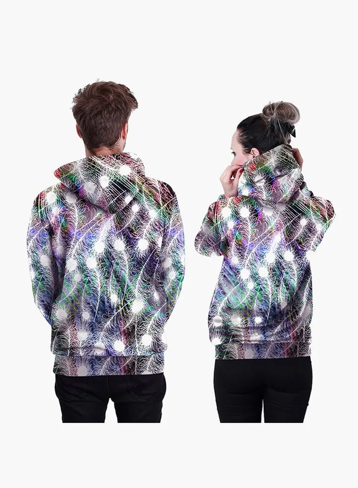3D Printing Long Sleeve Hoodie Multicolour