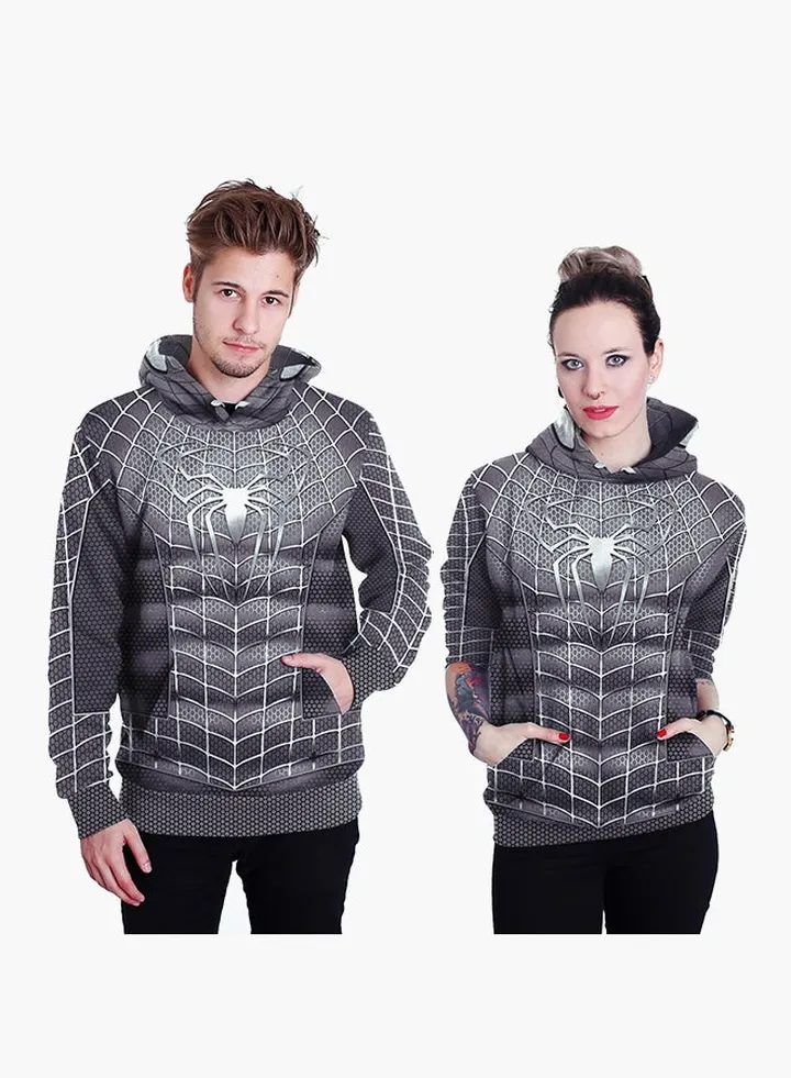3D Printing Long Sleeve Hoodie Grey