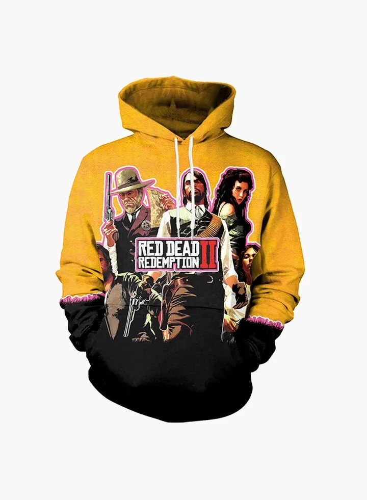 3D Printing Long Sleeve Hoodie Multicolour