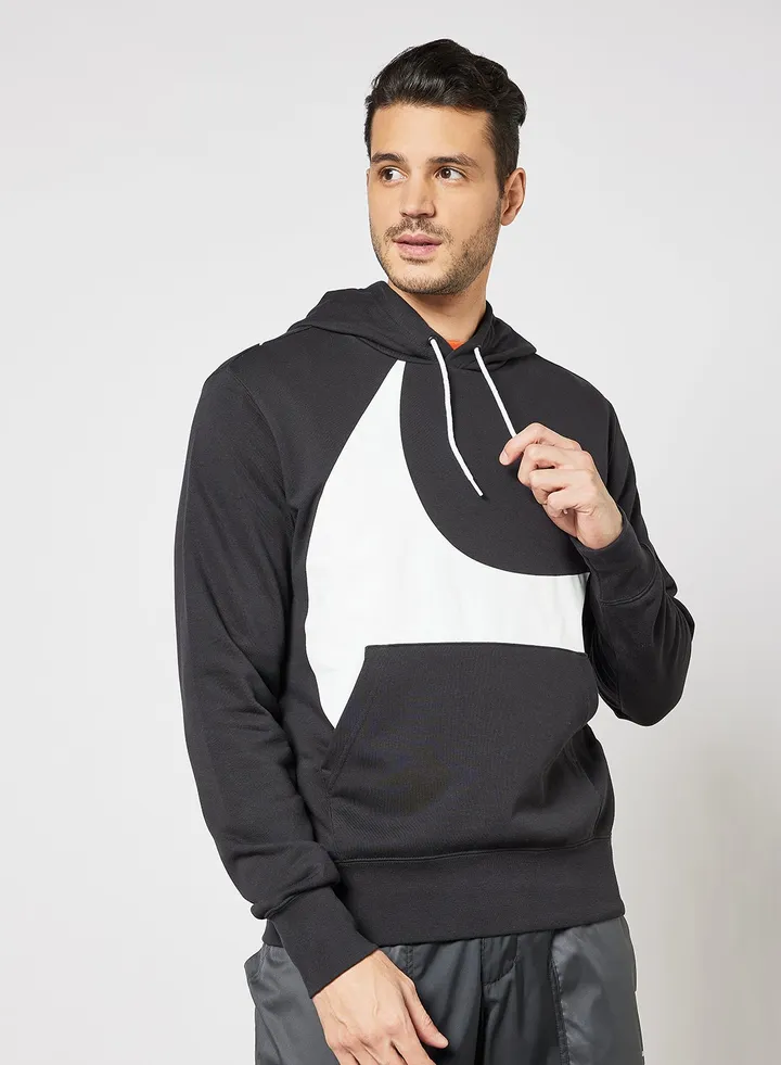 Sportswear Swoosh Pullover Hoodie Black