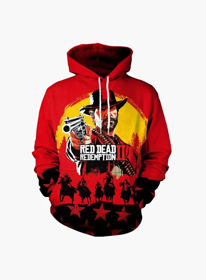 3D Printing Long Sleeve Hoodie Multicolour