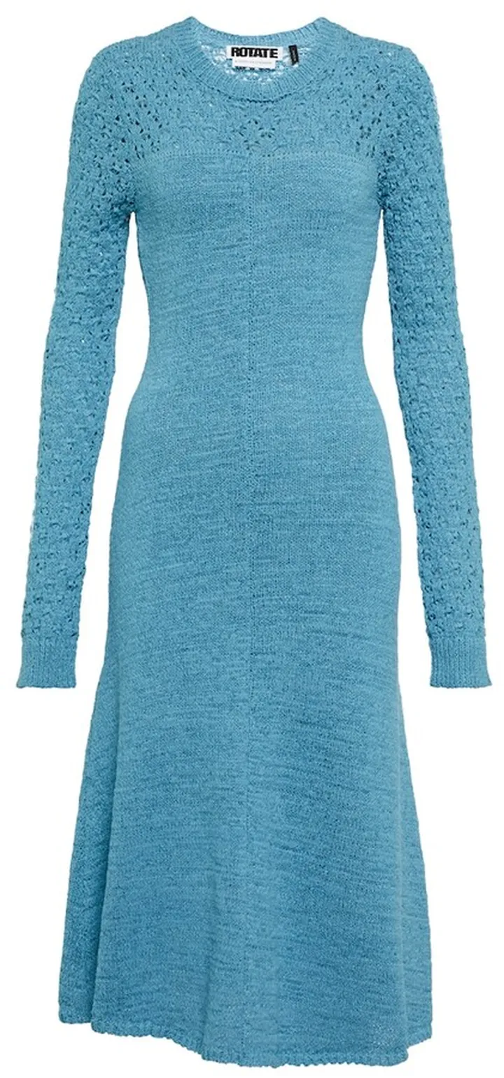 Iveta cotton-blend midi dress