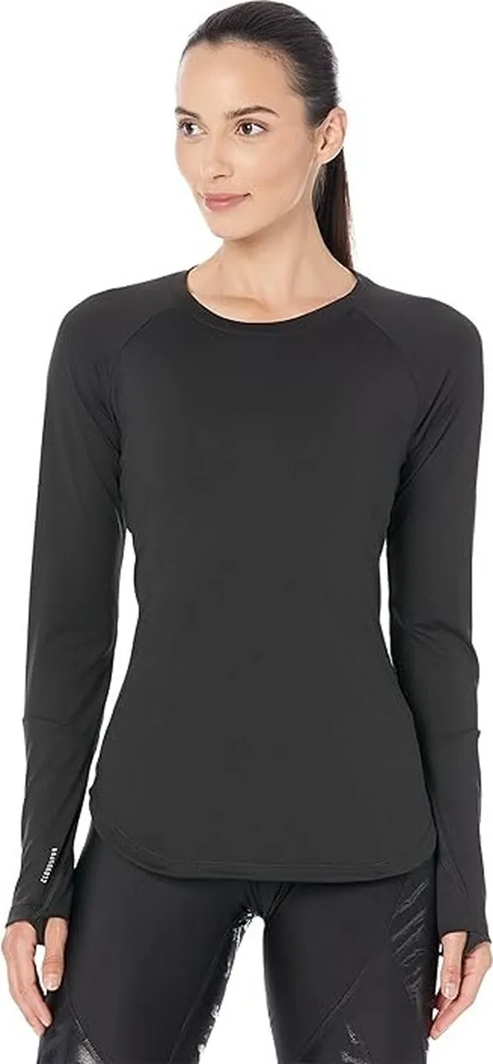 PUMA Run Cloudspun Long Sleeve Tee (Puma Black) Women's Clothing