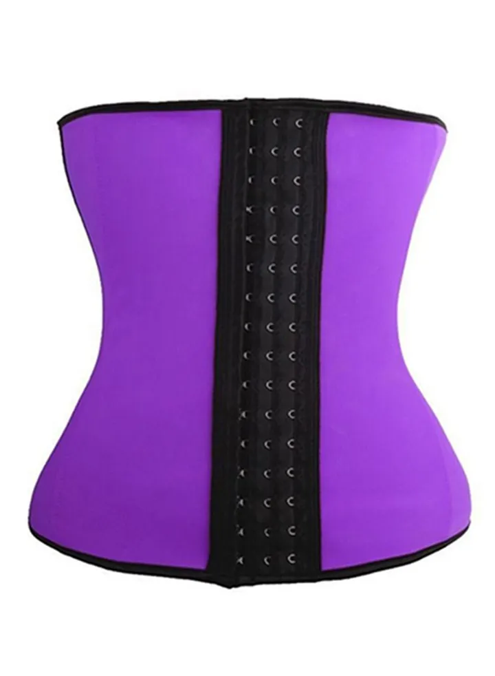 Women Adjustable Elastic Slimming Belt Triple Breasted Body Tightening Corset