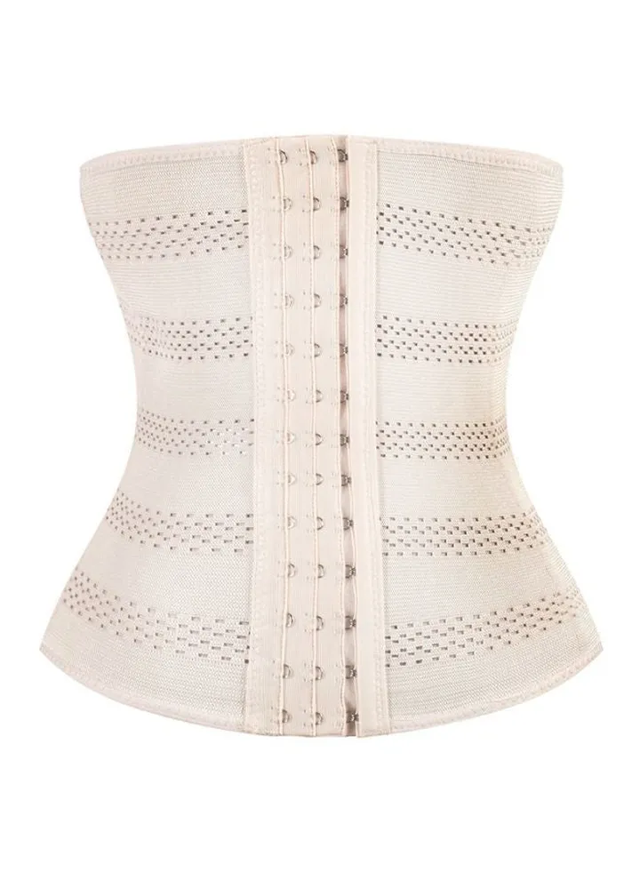 Embroidered Corset Cream