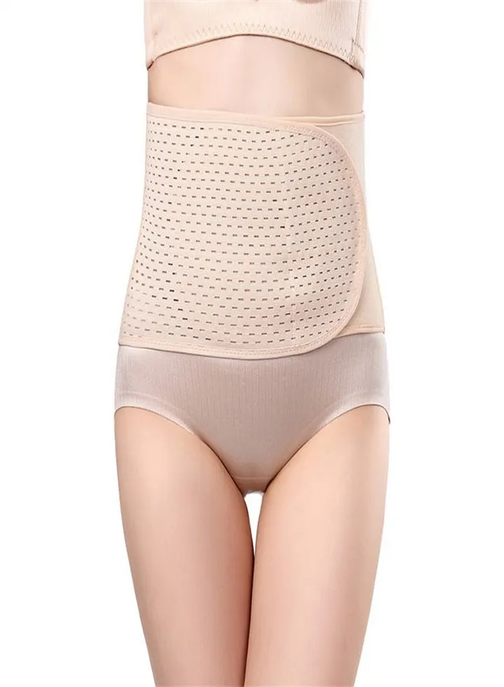 Adjustable Breathable Body Corset Beige