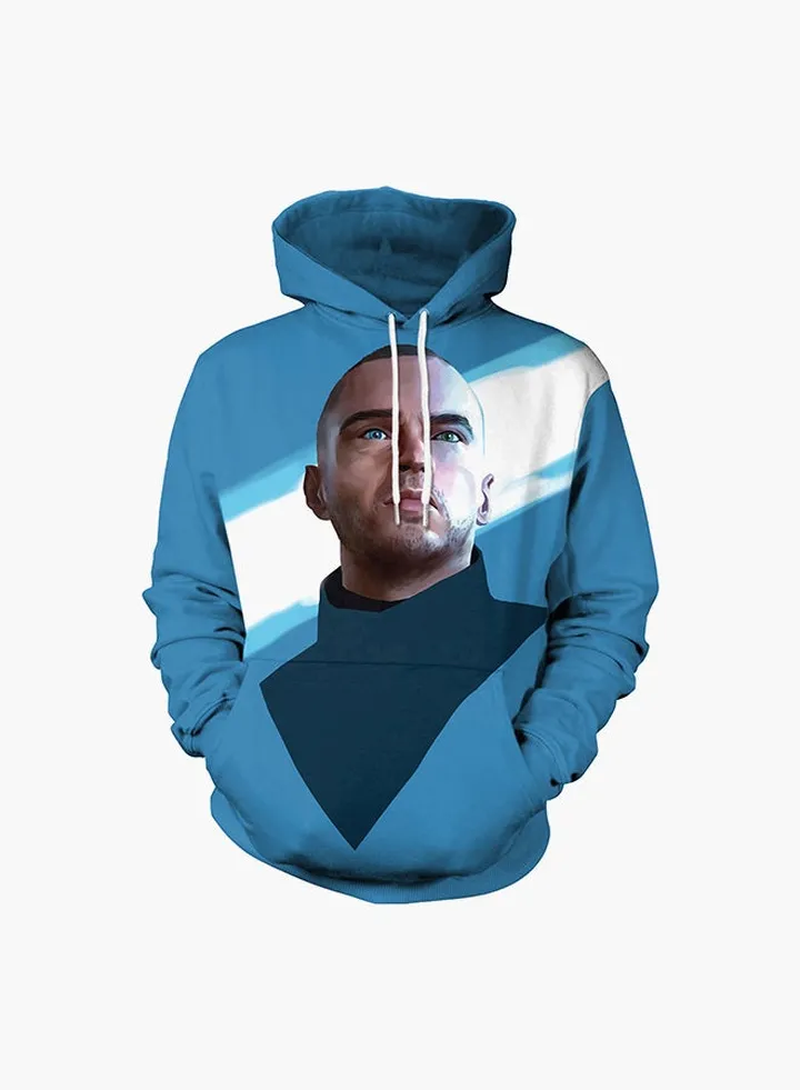 3D Printing Long Sleeve Hoodie Multicolour