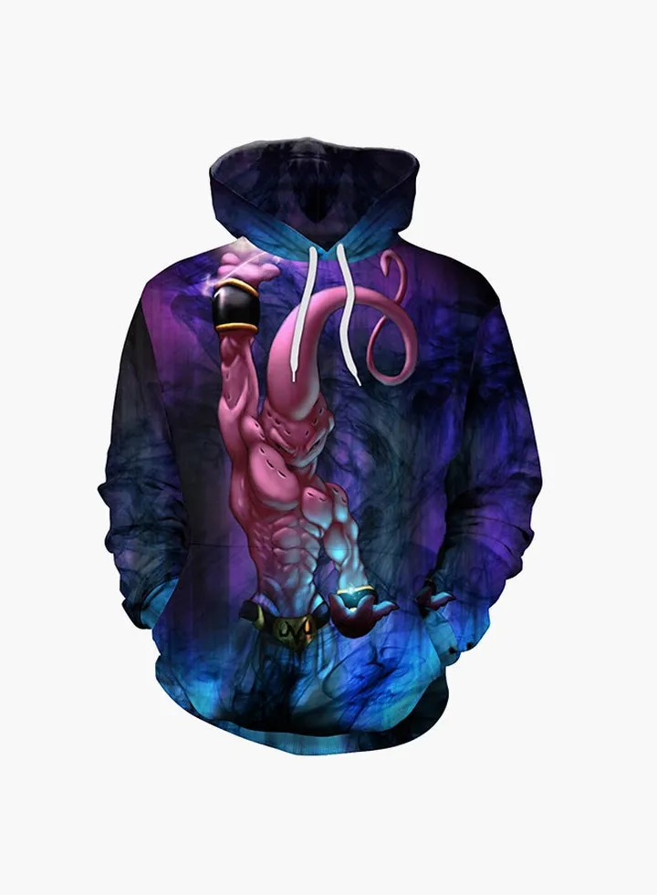 3D Printing Long Sleeve Hoodie Multicolour