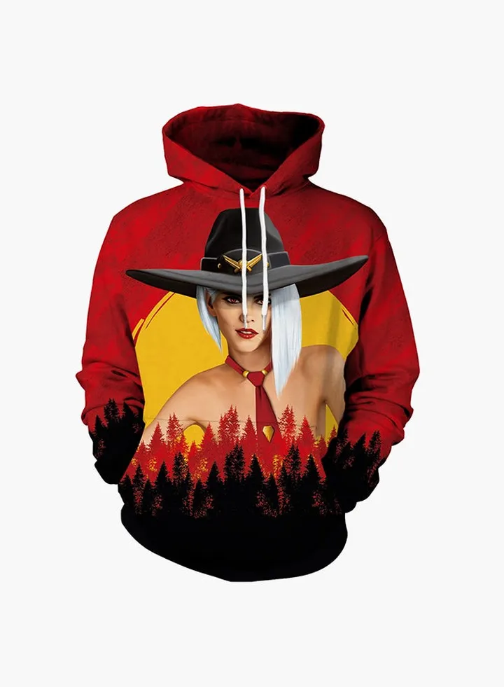 3D Printing Long Sleeve Hoodie Multicolour