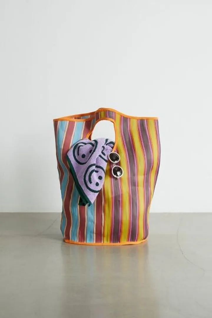 Isa Striped Tote Bag