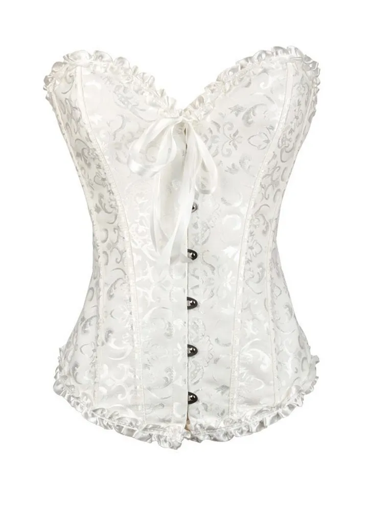 2 Pack Classic Bodies Corsets White/Silver
