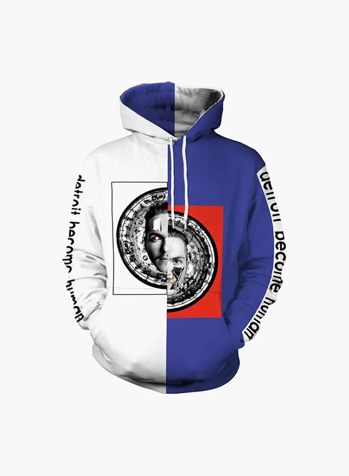3D Printing Long Sleeve Hoodie Multicolour