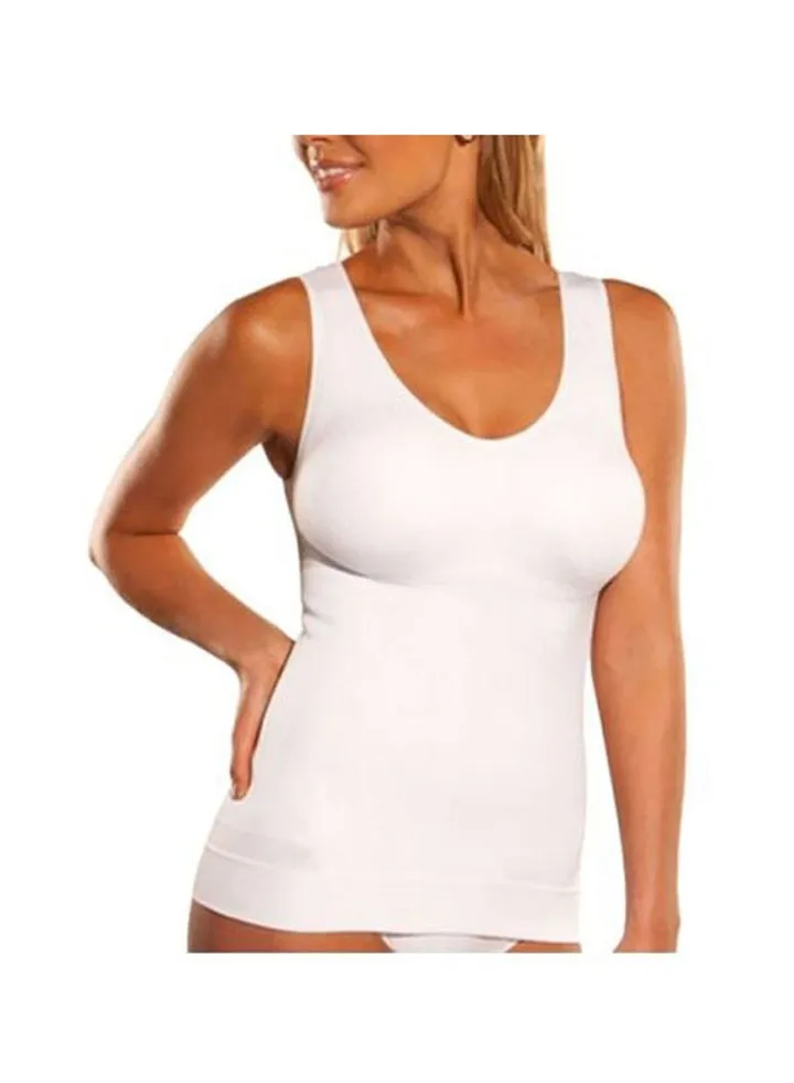 Sleeveless Shapewear Corset White