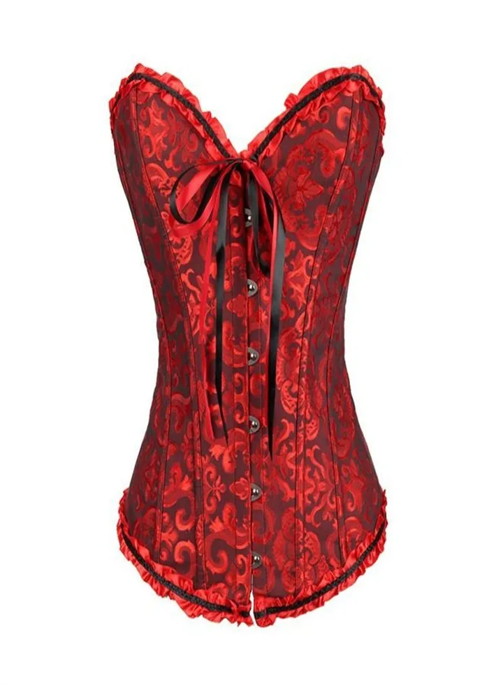 Fashion Trend Corset Wine Red