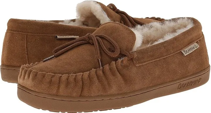 Bearpaw Moc II (Hickory) Men's Slip on Shoes