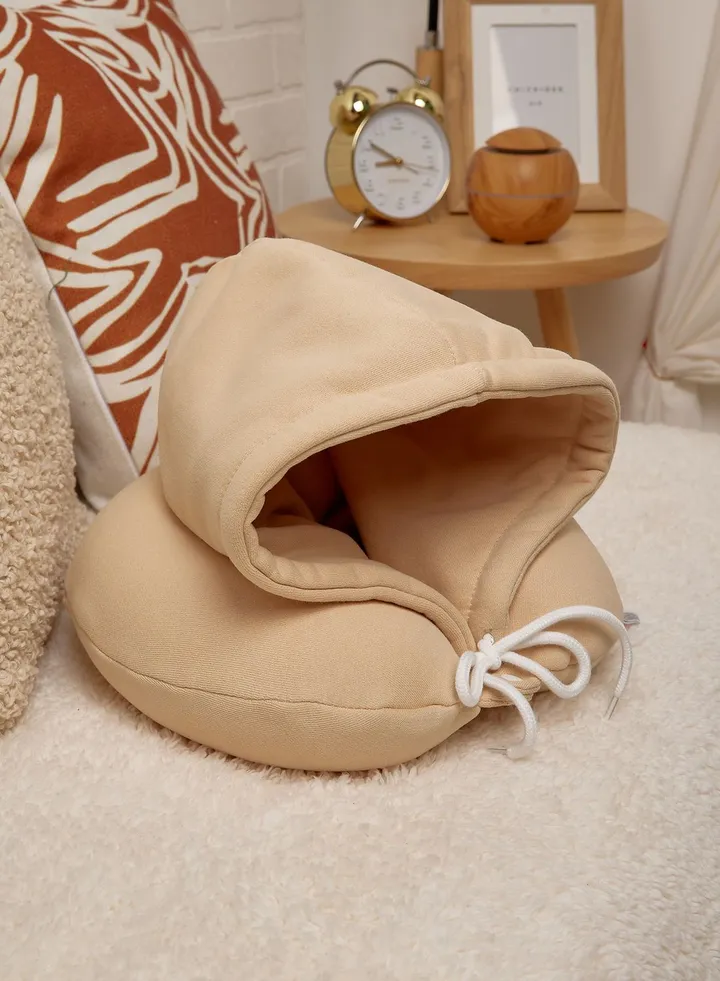 Travel Pillow With Hood