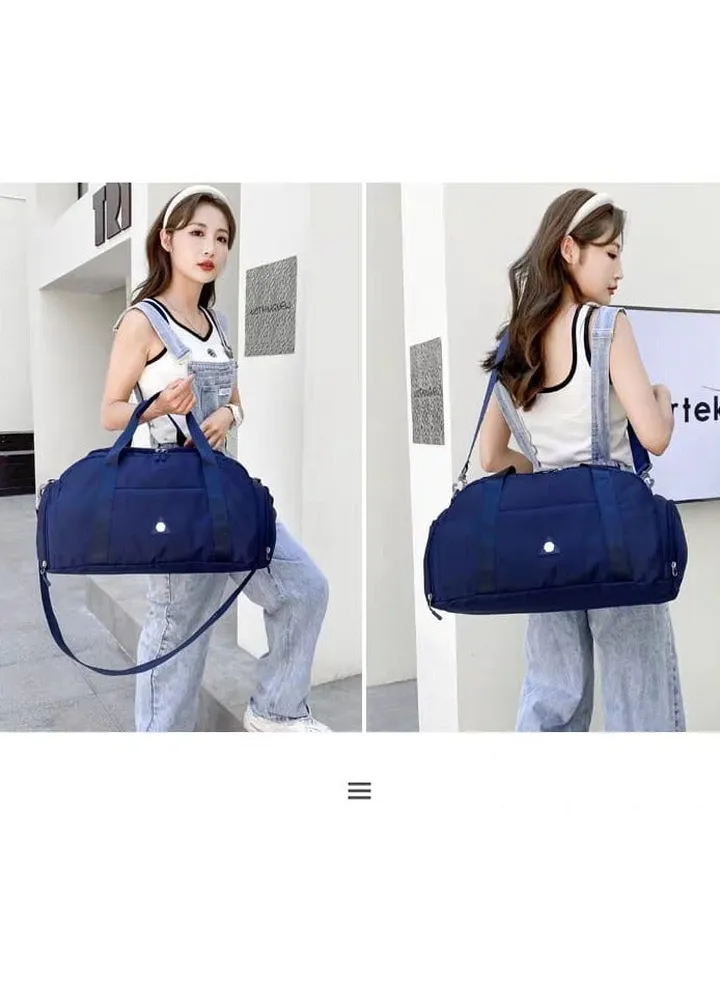 Gym bag, with shoe pocket, this bag is suitable for sports, travel, swimming, yoga, walking, camping