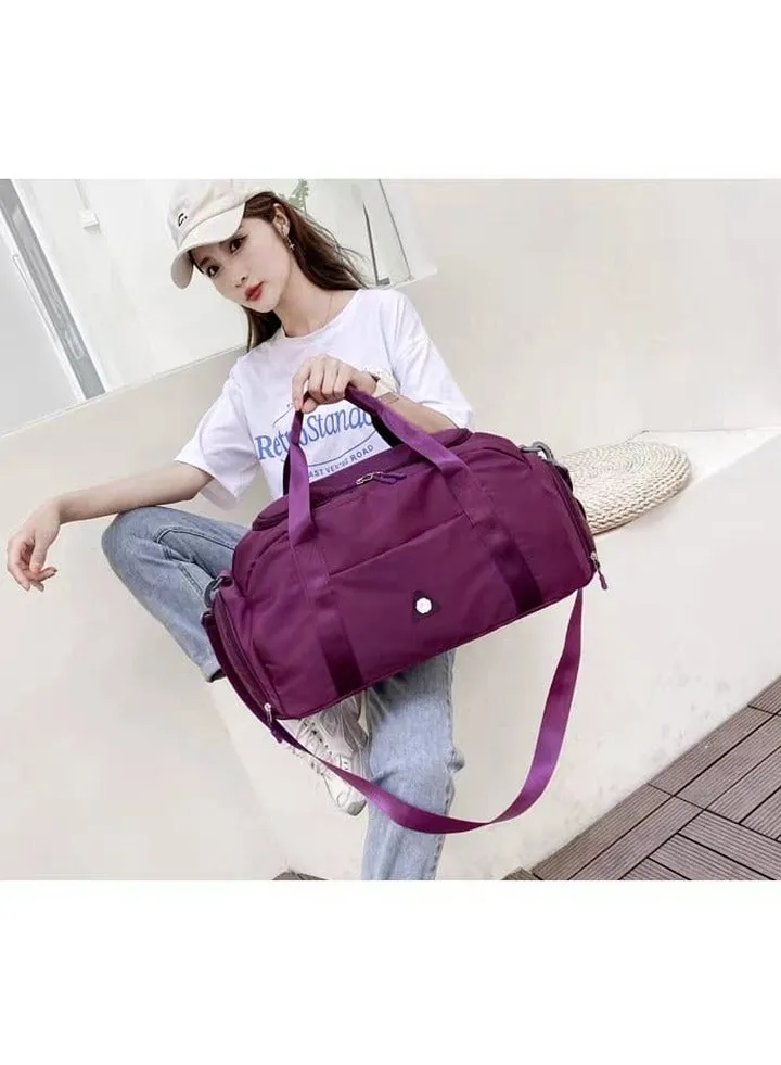 Gym bag, with shoe pocket, this bag is suitable for sports, travel, swimming, yoga, walking, camping