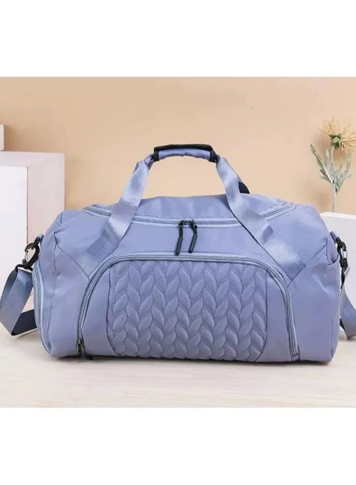 Gym bag, with shoe pocket, this bag is suitable for sports, travel, swimming, yoga, walking, camping