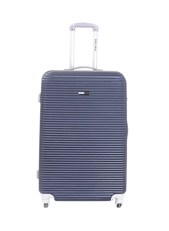 Hardside Cabin Luggage Trolley Navy Blue