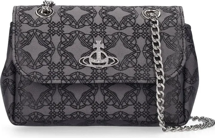 Small orborama jacquard shoulder bag