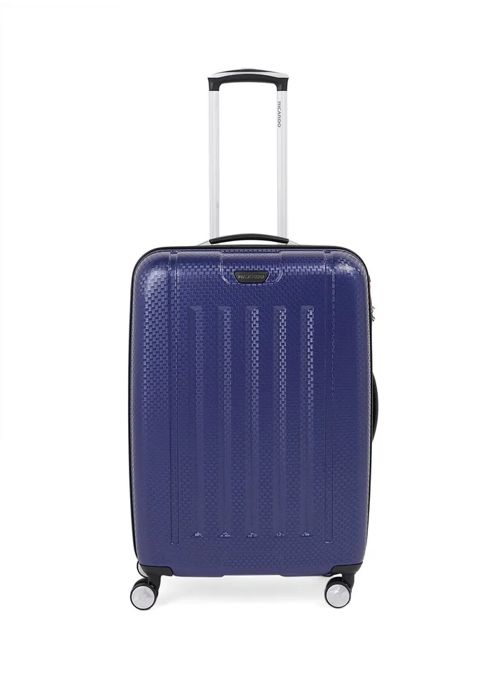Clovis Spinner Trolley 24-Inch Blue/Black