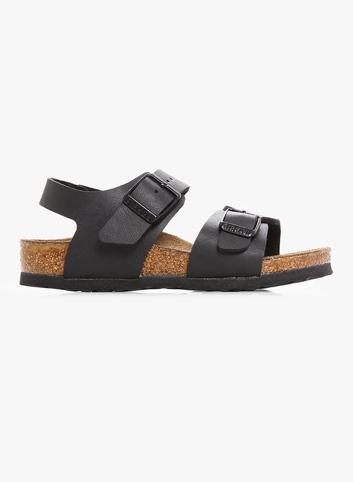 New York Birko-Flor Sandals Black