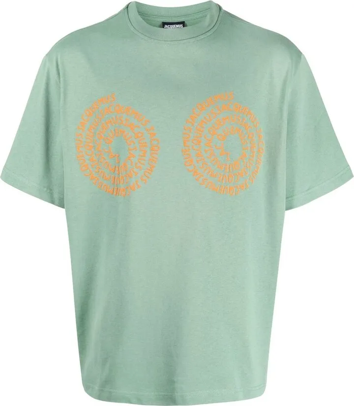swirl-logo print T-shirt