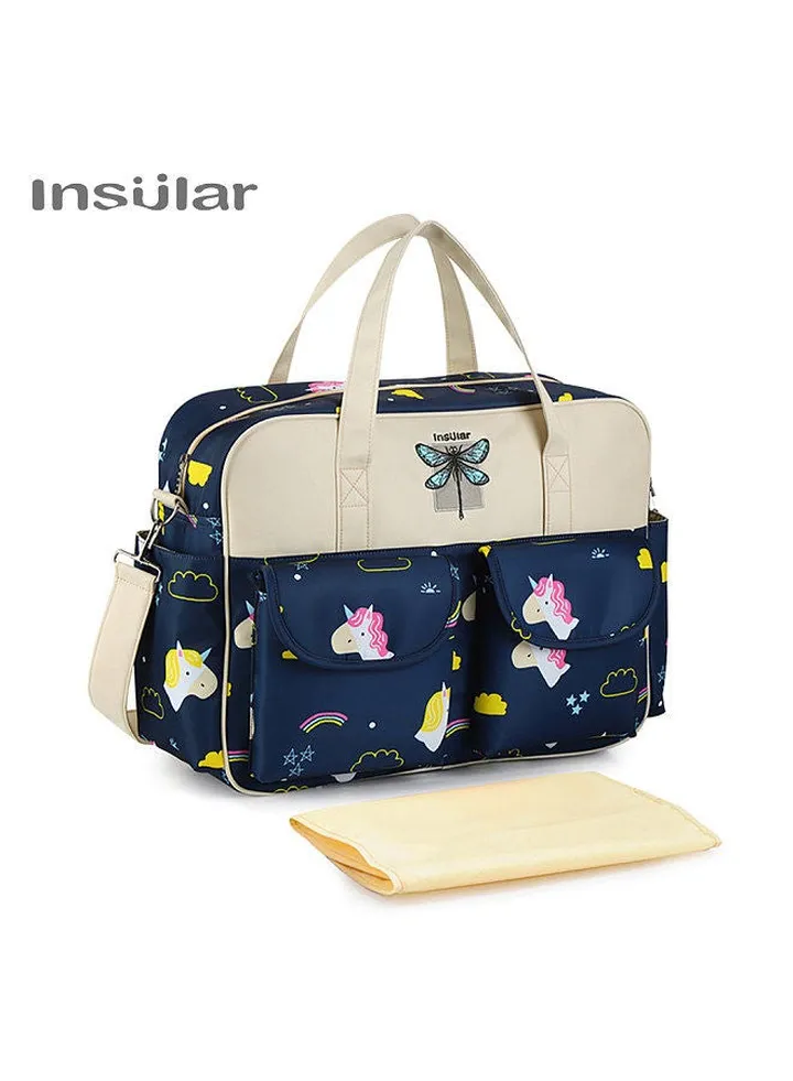 Baby Diaper Bag Shoulder Bag Handbag Large Capacity Mummy Nappy Nursing Bag Tote Bags Travelling Storage Bag for Baby Care