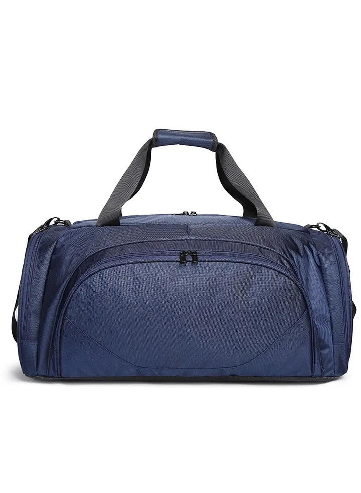Portable travel bag,Waterproof polyester Oxford duffel bag,Single shoulder sports wet and dry separation fitness bag