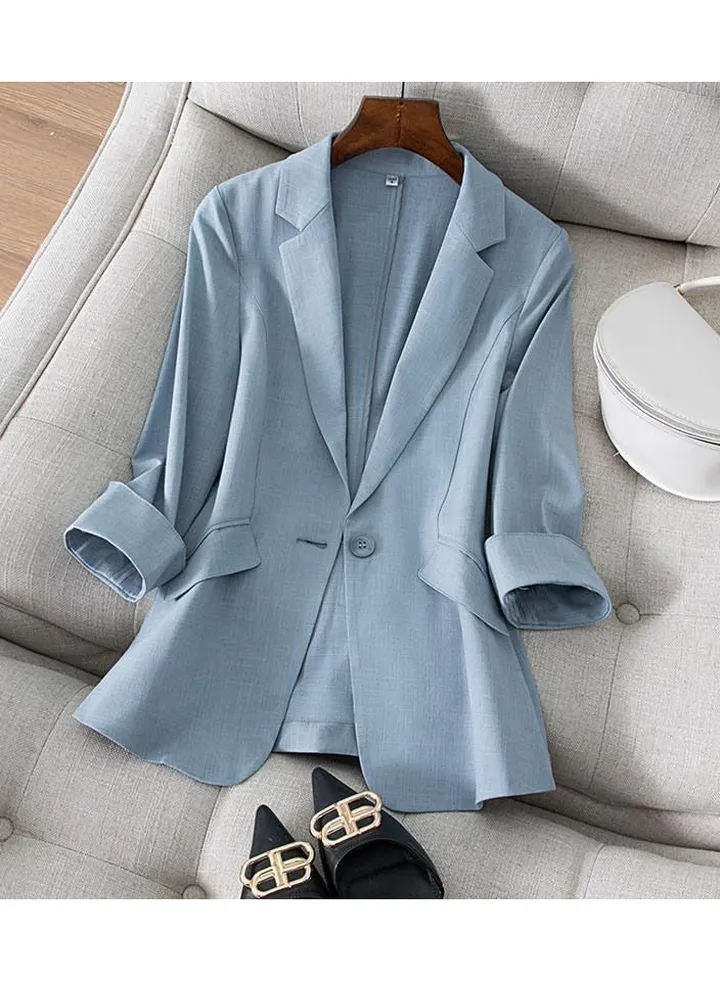 New Blazer Slim fit suit women's top