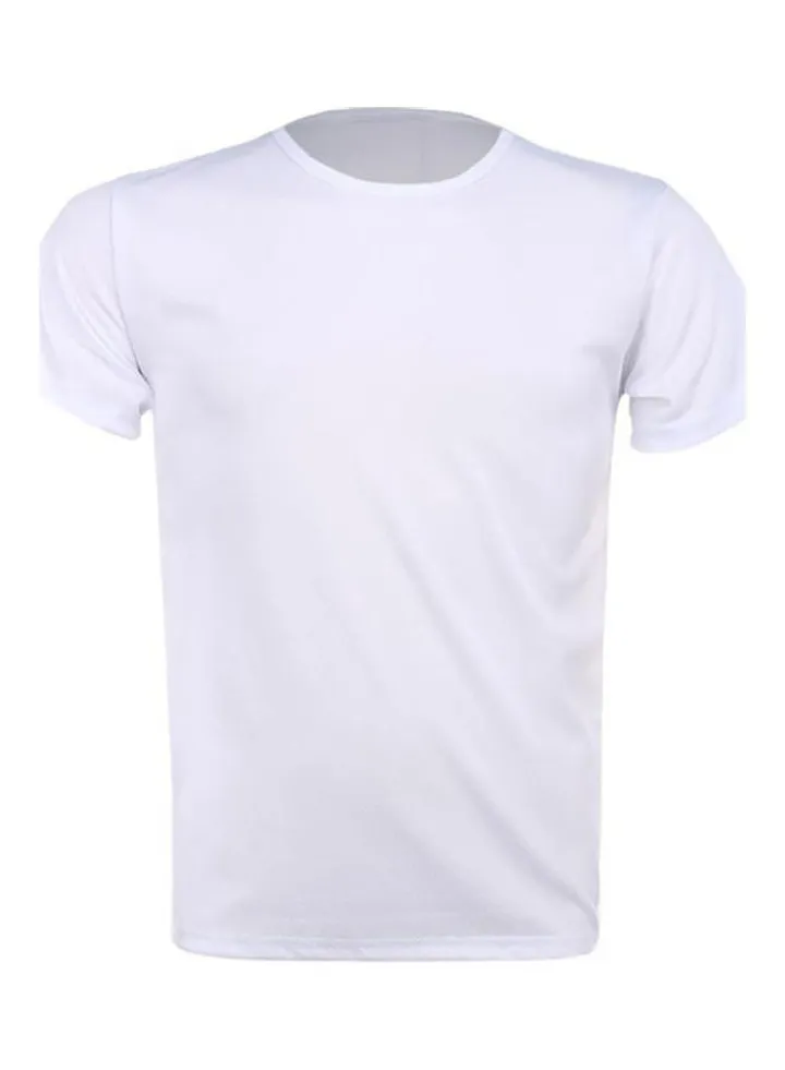 Anti-Dirty Waterproof Quick-Drying Short Sleeve T-Shirt Top White