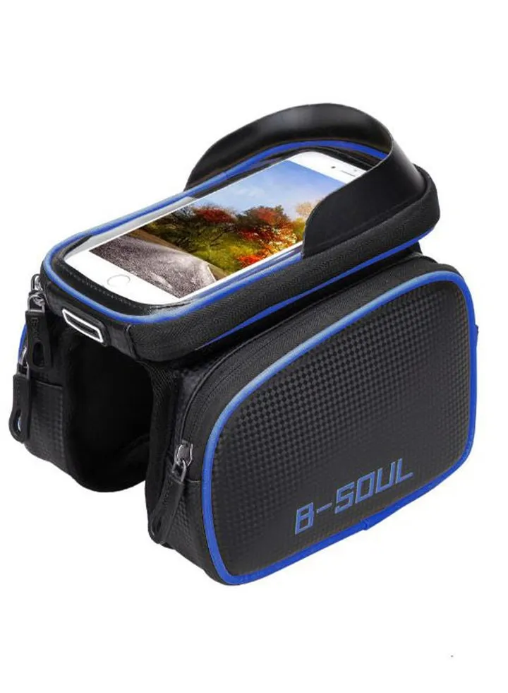 Bicycle Front Frame Mobile Phone Holder Bag