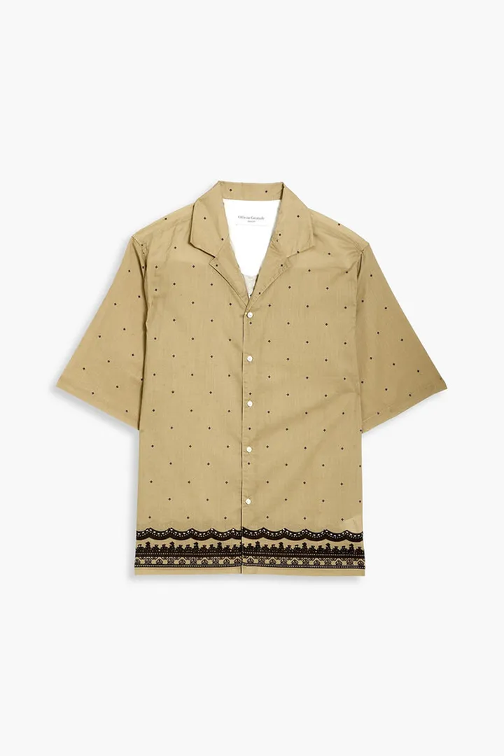 Eren printed cotton-voile shirt