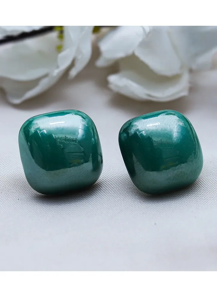 Colo Earring For Fluffy Women's Accessories-Green