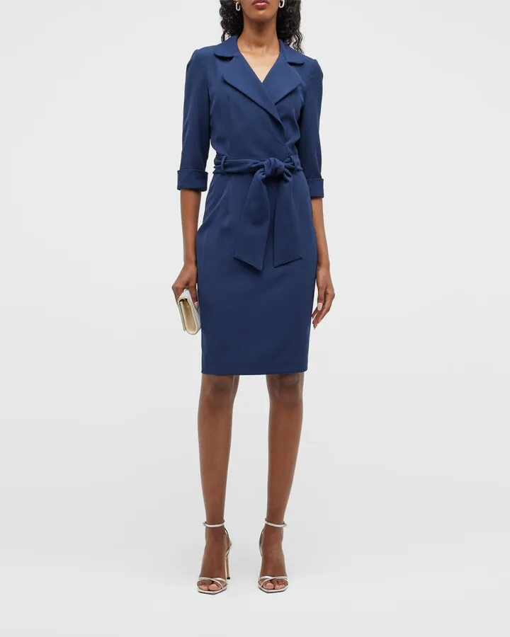 Lucinda Belted Sheath Dress