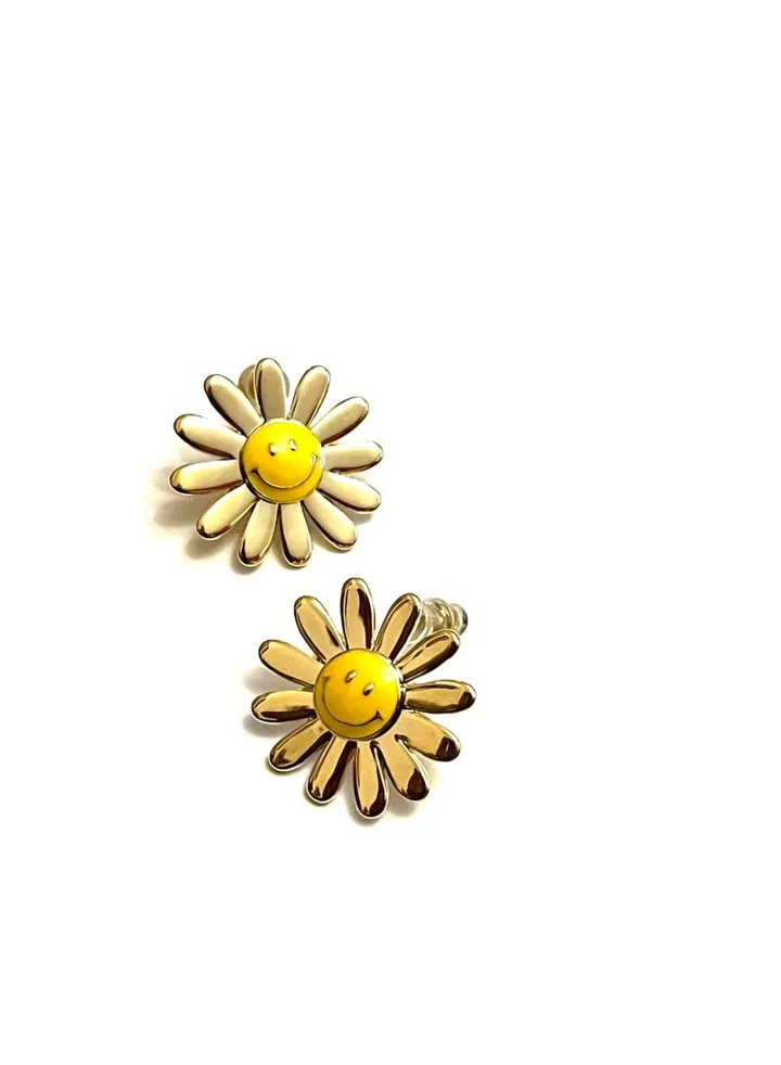 Smiley Flower earrings